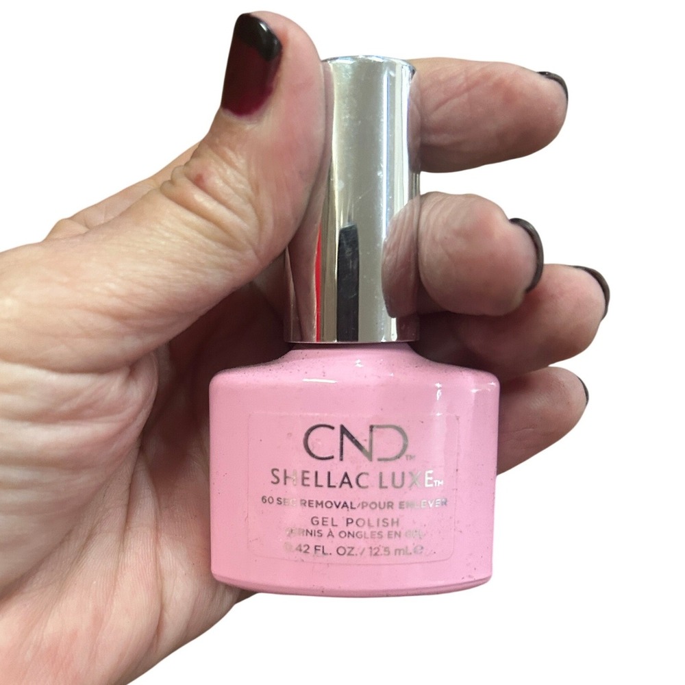 CND Shellac Luxe Gel Polish 12.5mL Be Demure #214 Pink Professional Manicure